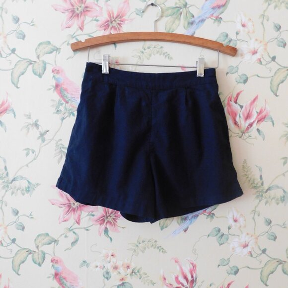 🦌 Abercrombie & Fitch Black Cotton Shorts Size S - Picture 4 of 8